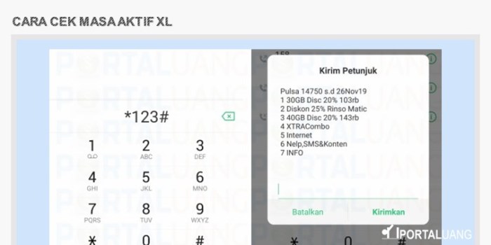 Cara cek masa berlaku kartu xl