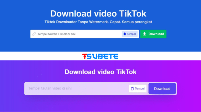 Tiktok aplikasi downloader downloaders tambahan mudah