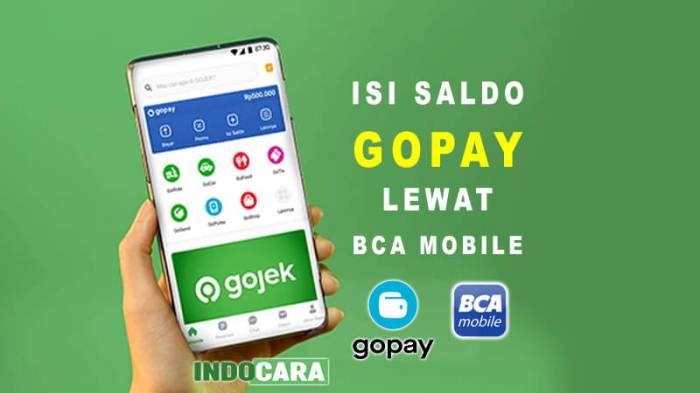 Gopay bca cara biaya lewat transfer transaksi anda saldo sebesar pilih tersebut administrasi jika menyetujui