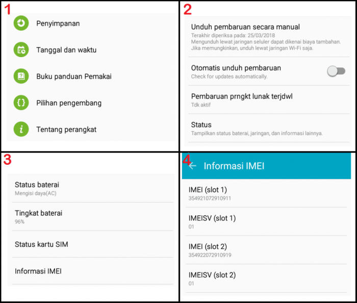 Hp lewat imei melacak