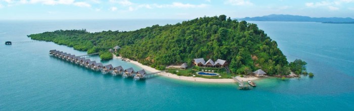 Telunas pulau resort pantai menyajikan alami tinggal menikmati pemandangan keindahan resor diusung mewujudkan pedesaan