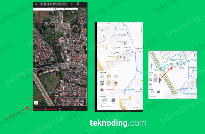 Cara mengganti tahun di Google Maps pada browser