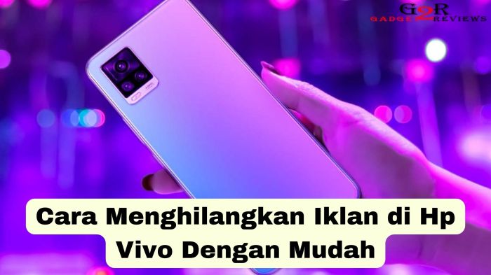 Menghilangkan iklan vivo