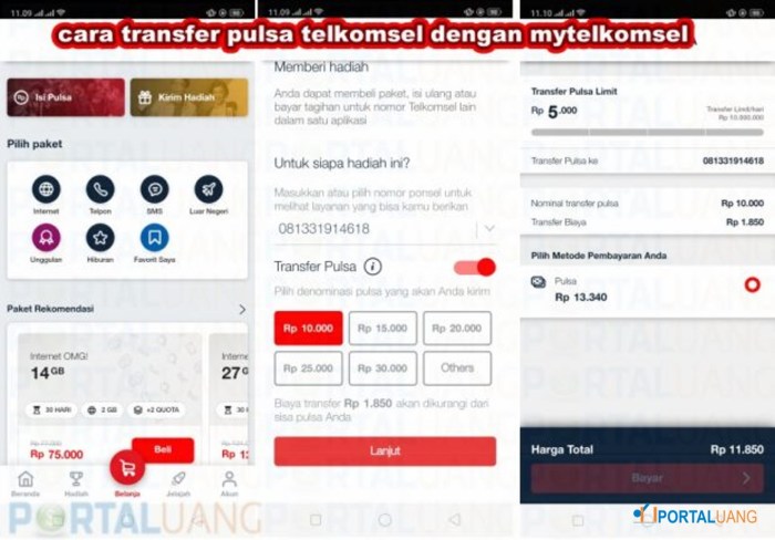 Pulsa mytelkomsel selembar