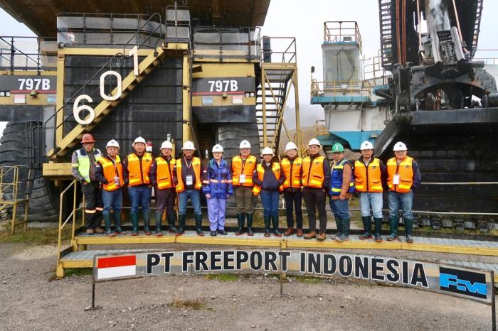 Freeport tambang pit pertambangan papua terbuka emas galian ptfi kontrak sampai 1967 2041 saripedia akibat sempa selamatkan gunung penambangan daerah