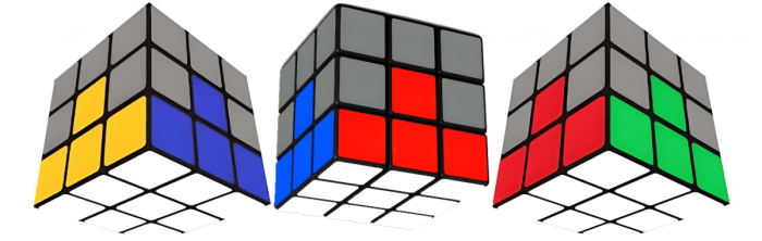 Langkah-langkah menyelesaikan sisi putih pada Rubik 3x3