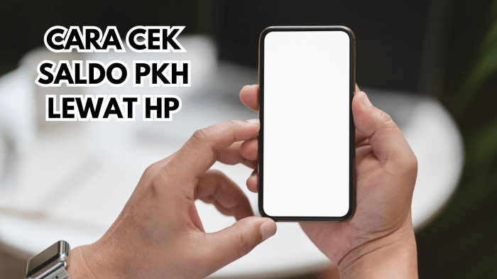 Cara cek bansos PKH lewat HP dengan KTP