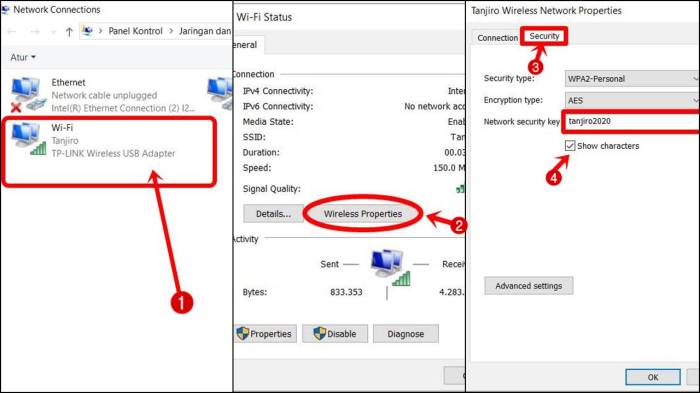 Melihat password tersimpan droila