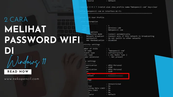 Cara melihat password wifi yang sudah tersimpan di android
