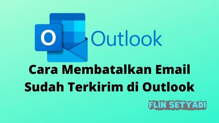 Outlook terkirim recall atau