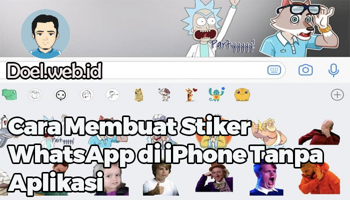 Stiker aplikasi sendiri