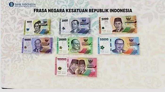 Uang rupiah baru menukar cara banyak animasi