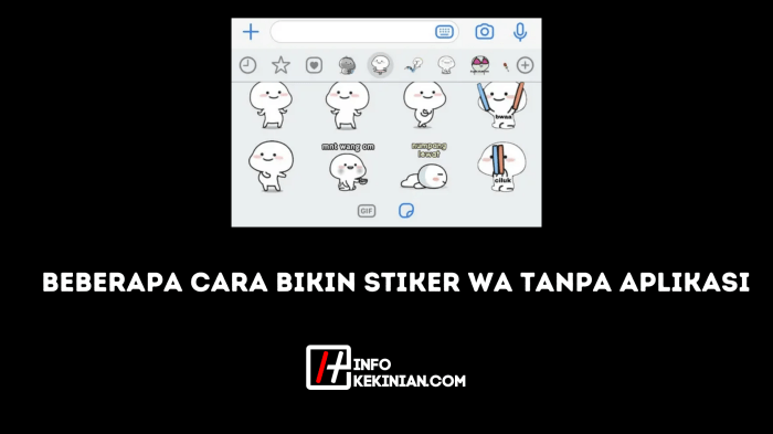 Sendiri mudah stiker