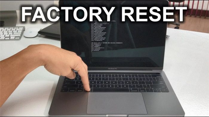 Cara reset macbook