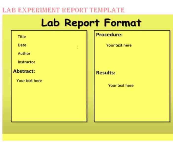 Teks laporan percobaan